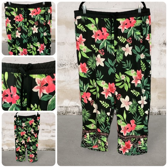 Cuddl Duds Intimates & Sleepwear Nwt Cuddl Duds Tropical Floral